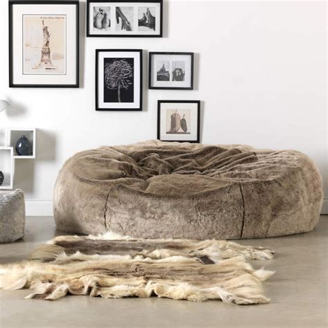 fake fur bean bag uk